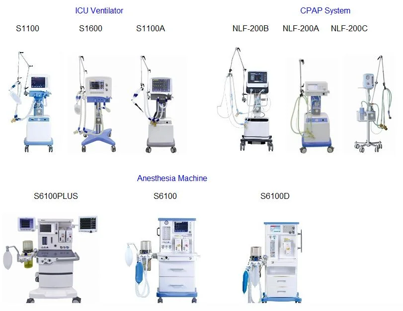 High Configuration Anesthesiologist Equipment Anesthesia Gas Machine